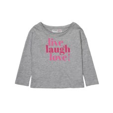 8GKTEE 7J: Live Laugh Love L/Sleeve Top (3-8 Years)